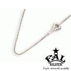 FAL チェーンネックレス メンズ ブランド シルバー IVハートボールチェーン ハート エフエーエル