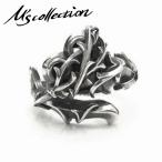 Ms collection リング 指輪 メンズ レディース ブランド シルバー ハート フリーサイズ エムズコレクション
