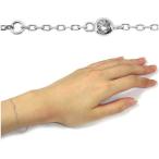 ブレスレッド レディース シルバー ジルコニア チャーム 15-20cm レディースブレスレッド プレゼント