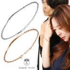 Zanipolo Terzini ペアブレスレッド ステンレス ブランド ダイヤモンド シンプル お揃い カップル ザニポロタルツィーニ