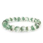 グリーンファントムクォーツ 数珠 ブレスレッド 高品質 8.5mm 16.5cm レディースSサイズ 贈り物 ファントムクォーツ 水晶 天然石