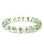 グリーンファントムクォーツ 数珠 ブレスレッド 高品質 9mm 16.5cm レディースSサイズ 贈り物 ファントムクォーツ 水晶 天然石