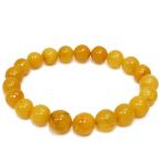 ハニーアンバー 数珠 ブレスレッド 琥珀 バルト海産 8-10mm 17.5cm 天然石 パワーストーン ハニーアンバー数珠 贈り物