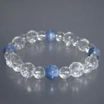 カット水晶 数珠 ブレスレッド カイヤナイト 8mm 16cm 天然石 パワーストーン カイヤナイト数珠 贈り物 水晶 クォーツ