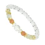 ムーンストーンルチルブレス 数珠 ブレスレッド レディース 天然石 贈り物 ムーンストーン 誕生石 6月 パワーストーン