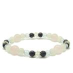 サファイア 数珠 ブレスレッド レディース 天然石 17cm ムーンストーン ブルートパーズ 贈り物 誕生石 9月 サファイヤ