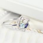 天然石パールフラワーホワイトゴール...