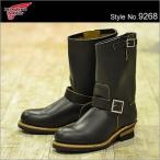 レッドウィング ブーツ メンズ REDWING 9268 ENGINEER BOOTS エンジニアブーツ BLACK 