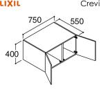 RAU-756C/ высококлассный Lixil LIXIL/INAXkre vi верхний шкаф глубина 560 модель промежуток .750 бесплатная доставка 