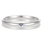 Yahoo! Yahoo!ショッピング(ヤフー ショッピング)結婚指輪 マリッジリング プラチナ 甲丸 天然石 サファイア オーダー
