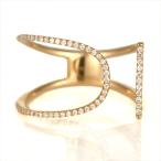 Yahoo! Yahoo!ショッピング(ヤフー ショッピング)18金ピンクゴールド幅広リング ダイヤモンド幅広リング オーダー