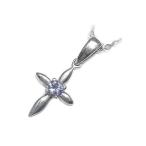 Yahoo! Yahoo!ショッピング(ヤフー ショッピング)ネックレス レディース 天然石 12月誕生石タンザナイトペンダント ネックレス クロス プレゼント オーダー