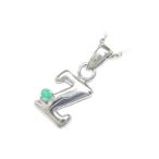 ネックレスレディース天然石イニシャ...