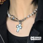 Yahoo! Yahoo!ショッピング(ヤフー ショッピング)ネックレス メンズ ネックレス レディース 十字架 クロス 数珠 モード系 ネックレス 原宿系 インポート お兄系 ホスト V系 ストリート系 ロック系 ネックレス