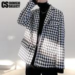 テーラードジャケットメンズ千鳥格子...