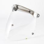 72JAM 開閉式フリップアップベース一体型 3D 立体コンペシールド ジェットヘルメット シールド  [ソリッド クリア] 汎用品 CPSB01