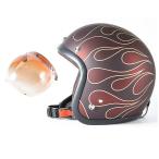 72JAM ジェットヘルメット&シールドセット STEALTH - レッド XLサイズ_60-62cm +開閉式シールド JCBN-04 JJ-22L