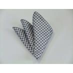  белый ( белый )× silver gray город сосна узор pocket square ( chief 30cm)/ свадьба /PC-IT018