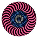 SPITFIRE スピットファイア SWIRL STICKER PINK / BLUE スケートボード スケボー ステッカー シール ステッカー シール