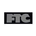FTCef чай si-FTC LOGO LARGE SILVER/BLACK скейтборд скейтборд стикер наклейка 