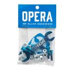 OPERA опера ALLEN HARDWARE BLUE 7/8 дюймовый скейтборд скейтборд винт гайка акселератор гайка 