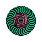 SPITFIRE スピットファイア MINI SWIRL STICKER GREEN / PINK スケートボード スケボー ステッカー シール ステッカー シール