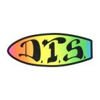 DOGTOWN собака Town SKATEDECK NEON STICKER 10.1cm U4351-C01 стикер 