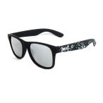 DANGSHADES Dan sheiti-zLOCO Black with White Splash x Chrome Mirror Polarized ( поляризирующая линза ) U1288-C01S01 солнцезащитные очки 