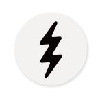 ELECTRIC электрический ICON LOGO STICKER XS size WHITE скейтборд скейтборд стикер наклейка стикер наклейка 