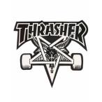 THRASHER Thrasher THRASHER SK8 GOAT BLACK x WHITE скейтборд скейтборд стикер наклейка стикер наклейка 