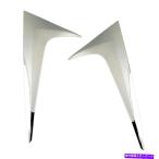 クロームカバー マツダCX-5 2017-2021に適合するリアウィンドウネタバレサイドウィングトリムカバーのセット Set Rear Window Spoiler Side Wing Trim