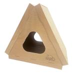 RAKU つめとぎ 猫爪とぎ ダンボール 爪研ぎハウス クズが出にい 寝床 耐磨耗性 ストレス解消 運動不足 お手入れ簡単 猫ベッド 猫ハウス ペットハウス