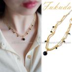 手作り黒瑪瑙レースネックレスペンダ...