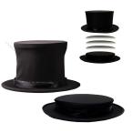 Collapsible Top Hat Magician Costume Magician Top Hat Magic T 並行輸入品