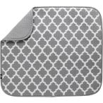 [ параллель импортные товары ](White Trellis) Schroeder &amp; Tremayne Dish Drying Mat, Grey with