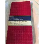 [ параллель импортные товары ] Home коллекция, красный тарелка сухой коврик, новый. Home Collection, Red Dish Drying Mat