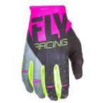 [ параллель импортные товары ]Fly Racing 2018 кинетический перчатка (XXXL) розовый / черный /HI VIZ) Fly Racing 201