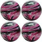 [ параллель импортные товары ]EPCO Candlepin Bowling ball Marbleized пурпурный, черный &amp; белый 4. мяч 4 1