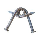 【並行輸入品】MilesMagic Close Up Classical Nail Puzzle Gimmick Magician's Silv