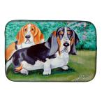 [ параллель импортные товары ]Caroline 's Treasures 7061ddm Basset Hound Double Trouble тарелка сухой ma