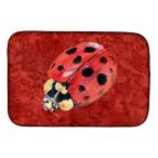 [ параллель импортные товары ]Caroline 's Treasures 8870ddm Lady Bug On Deep Red тарелка сухой коврик,14 x