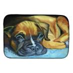 [ параллель импортные товары ]Caroline 's Treasures 7401ddm Boxer Pup тарелка сухой коврик,14 " x 21 дюймовый, мульти- kala