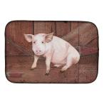 [ параллель импортные товары ]Caroline 's Treasures sb3072ddm Pig at the балка n дверь тарелка сухой коврик,14 " x