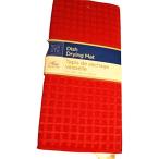 [ параллель импортные товары ]Home Collection Red Dish Drying Mat 30cm x 46cm Home Collection