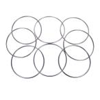 Enjoyer Magnetic Linking Ring 8 Rings Set Magic Tricks Stage Ill 並行輸入品