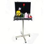 【並行輸入品】SUMAG ファインブラックアルミボックスマジックテーブル (ローラータイプ ステンレススチールステント) 手品 マジシャン ステ
