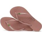 ショッピングhavaianas 【並行輸入品】[Havaianas] ビーチサンダル スリムなブラジルのロゴ。 クロッカスローズ 1/2 UK Havaianas Women'