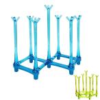 [ параллель импортные товары ] складывание тип cup сухой подставка напиток стакан держатель бутылка сухой держатель спорт бутылка осушитель подставка пластик сумка сушильная машина кружка 