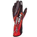 [ параллель импортные товары ]OMP KS 2 Art GLOVE красный × черный 05 размер (RED/BLACK) перчатка для гонок карт *