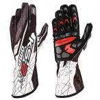 [ параллель импортные товары ]OMP KS 2 Art GLOVE черный × белый L размер (BLACK/WHITE) перчатка для гонок гоночный автомобиль 
